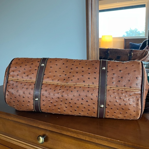 Dooney & Bourke Large Ostrich Florentine Satchel NWOT - Picture 12 of 14